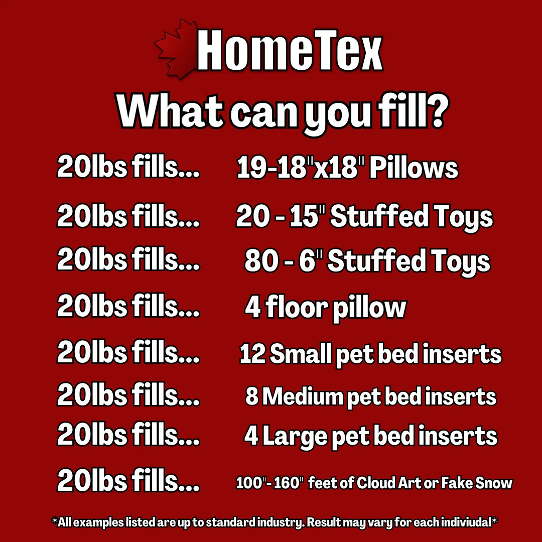 20 lb Bag - Polyester Stuffing