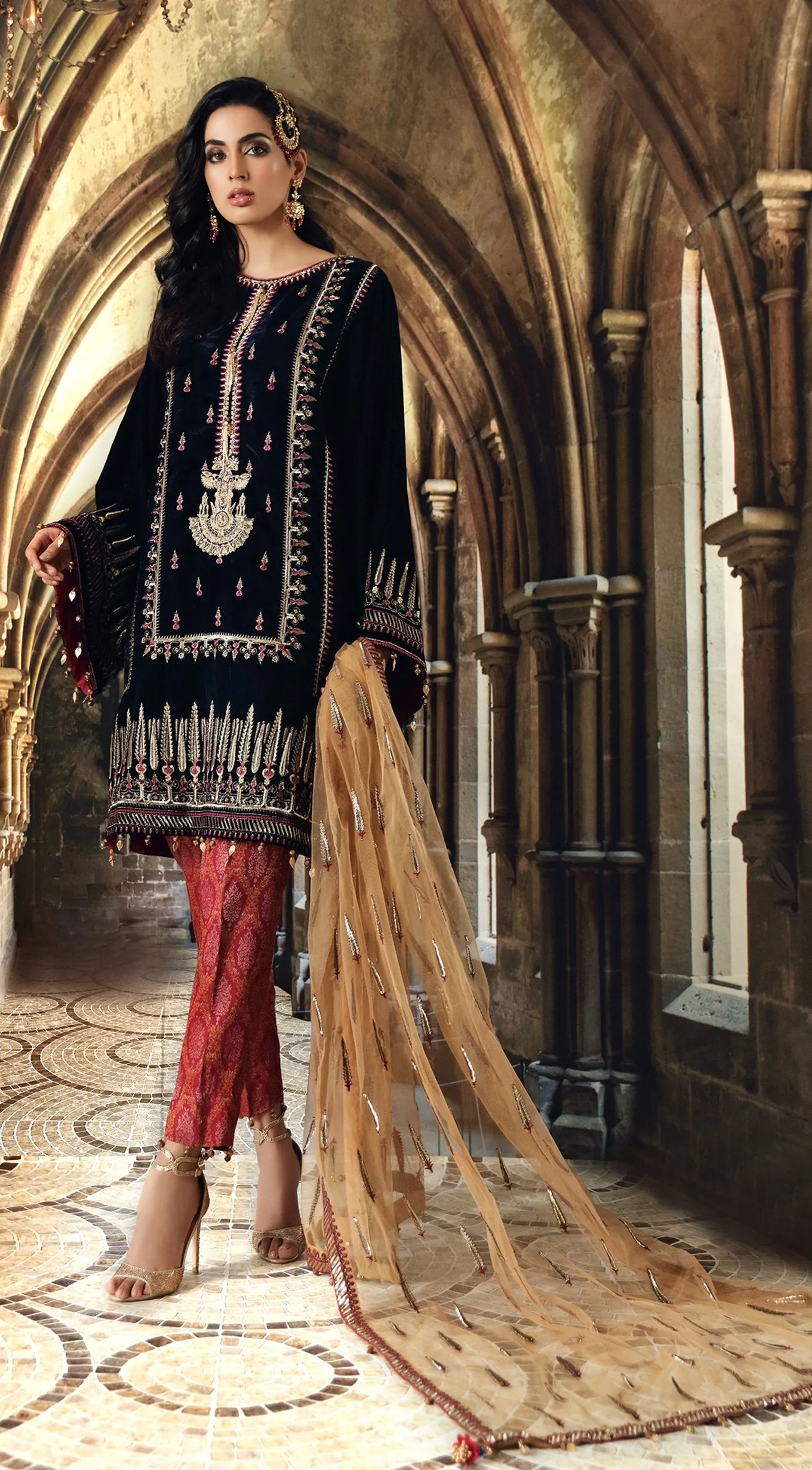 Anaya by Kiran Chaudhry – Velour De Luxe Velvet Collection – AMALIE