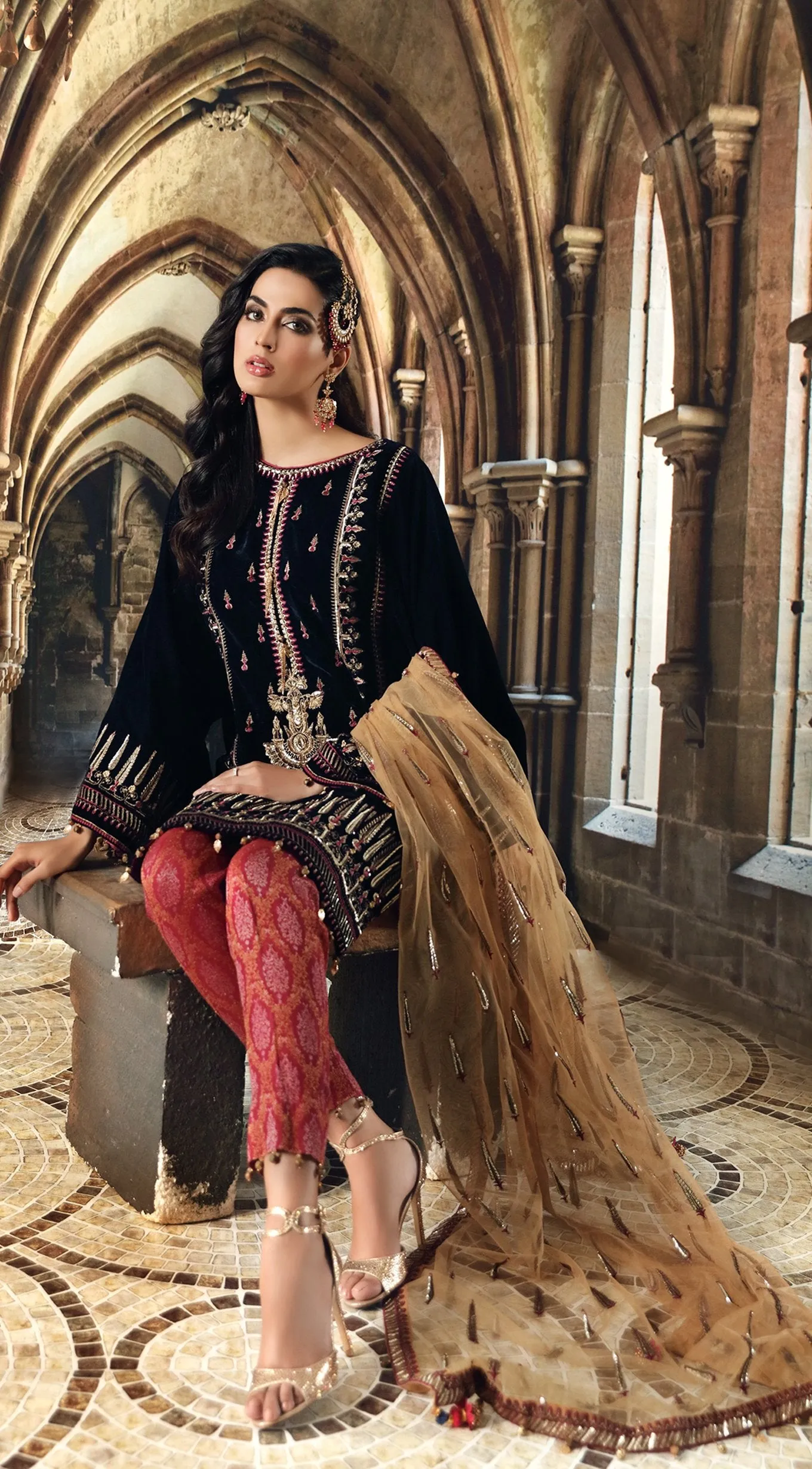 Anaya by Kiran Chaudhry – Velour De Luxe Velvet Collection – AMALIE