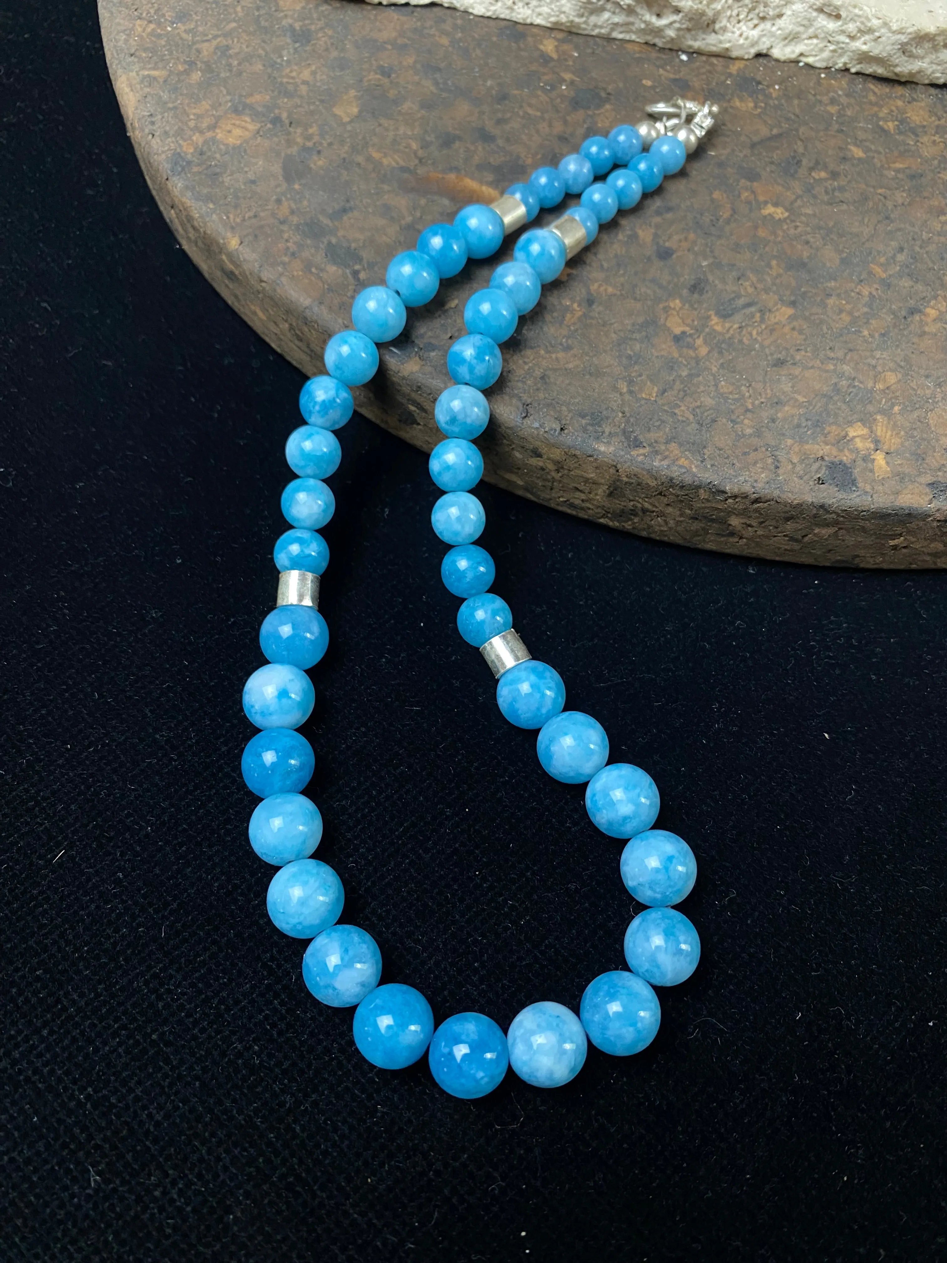 Blue Chalcedony Necklace
