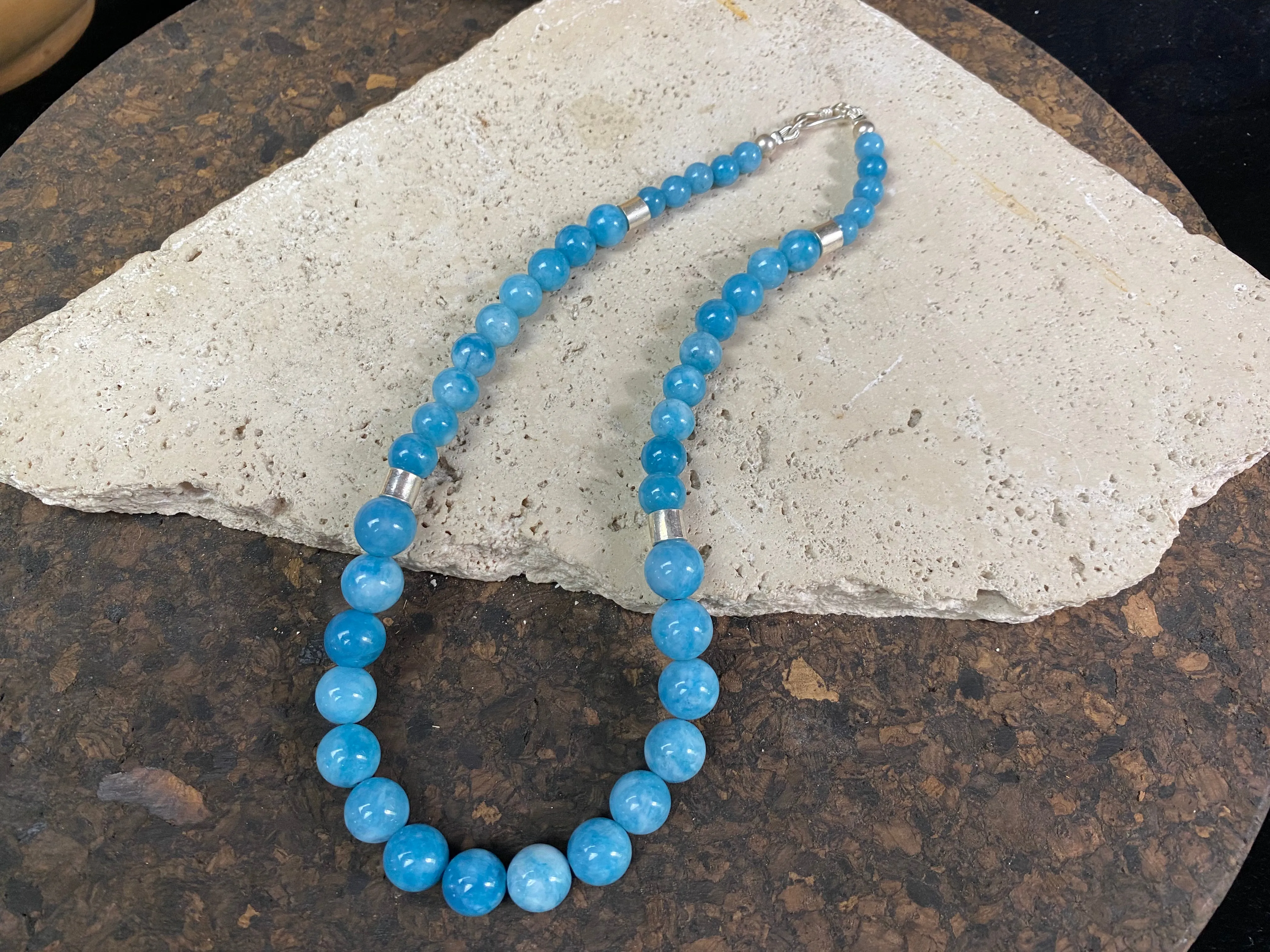 Blue Chalcedony Necklace