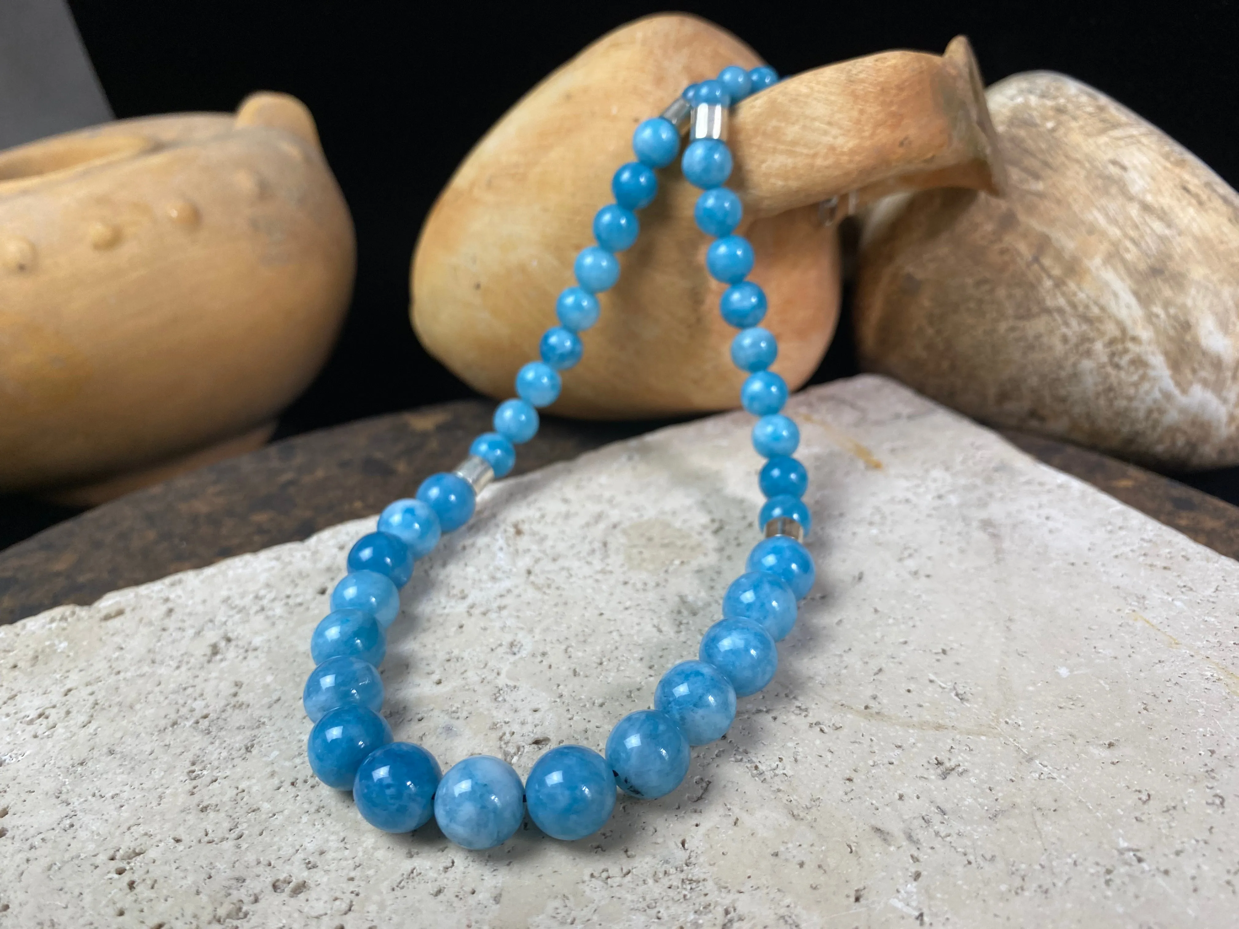 Blue Chalcedony Necklace