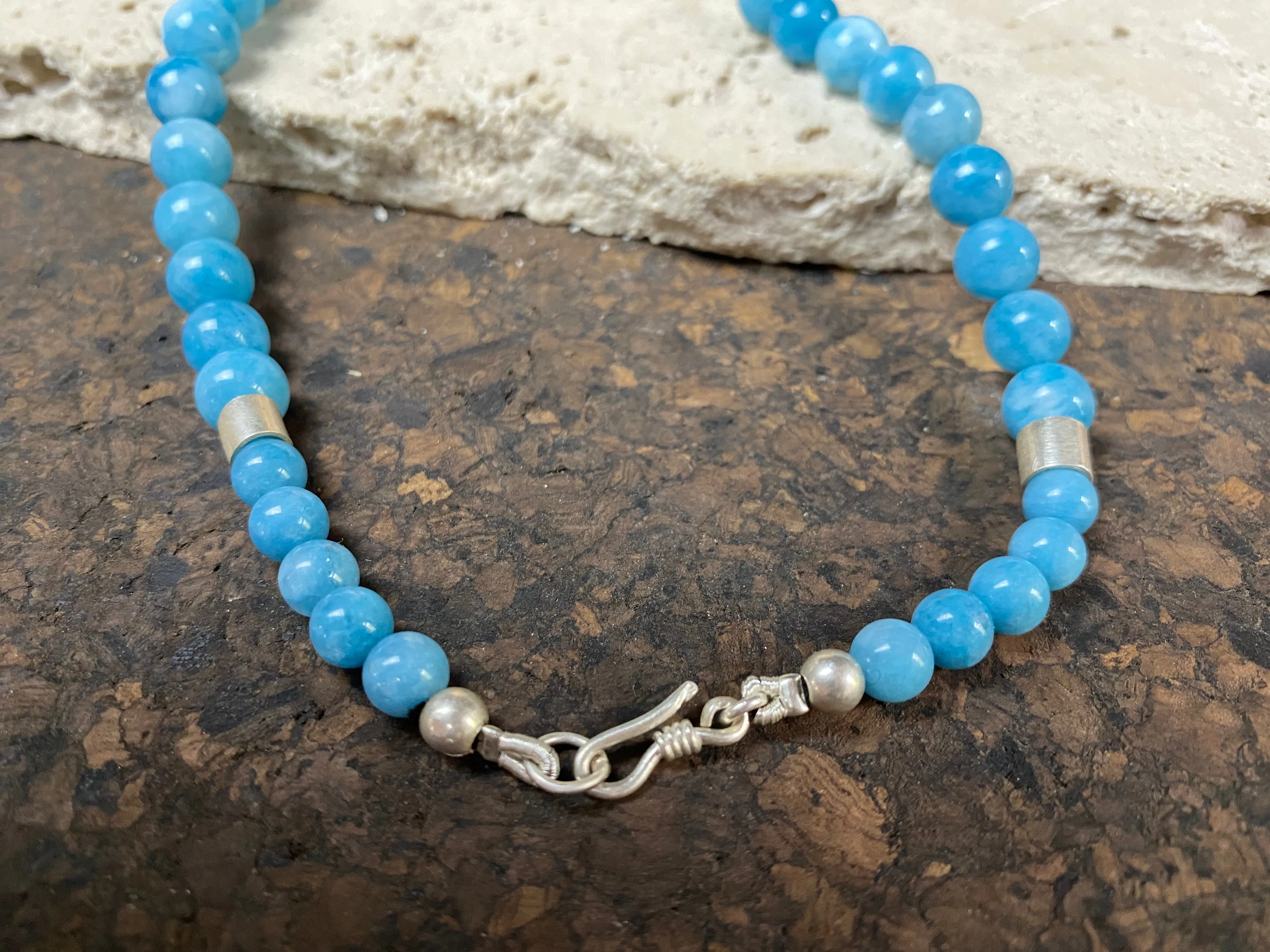 Blue Chalcedony Necklace