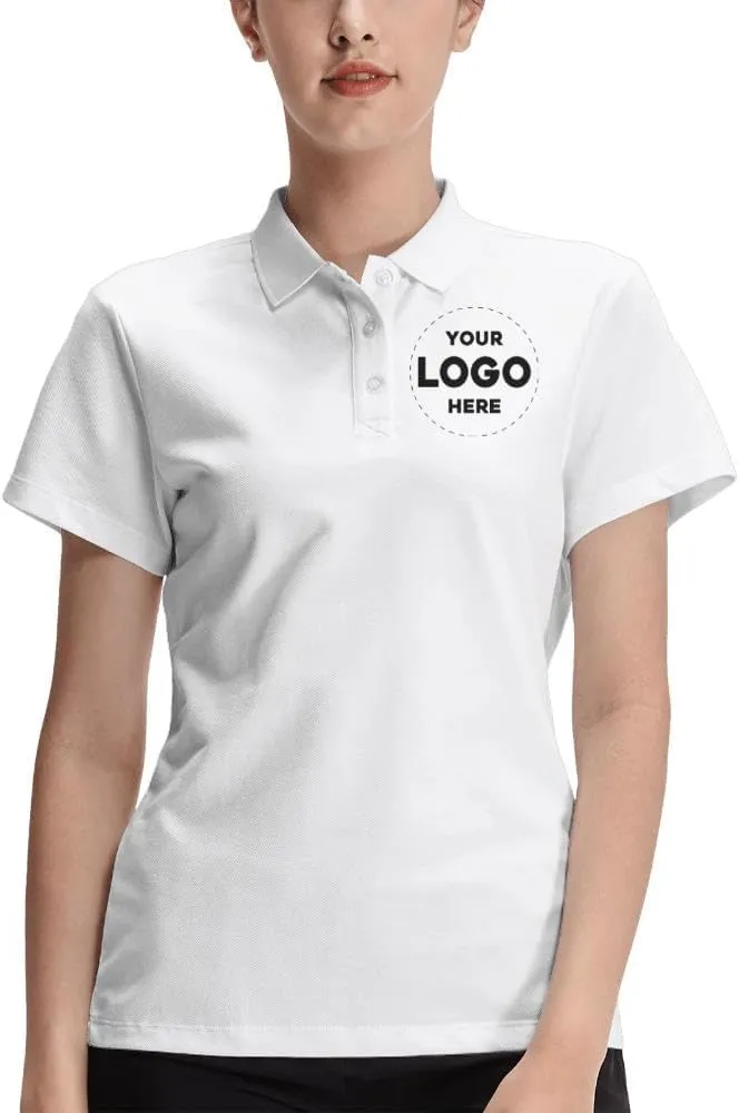 Custom Polo Shirts for Business & Leisure - Customizable, Print Personalized Logo, Team Golf Apparel, Corporate Wear