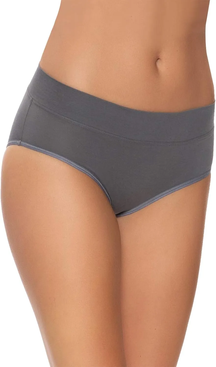 Felina Pima Cotton Hipster - Seamless Cotton Underwear for Women - Soft and Breathable Womens Underwear