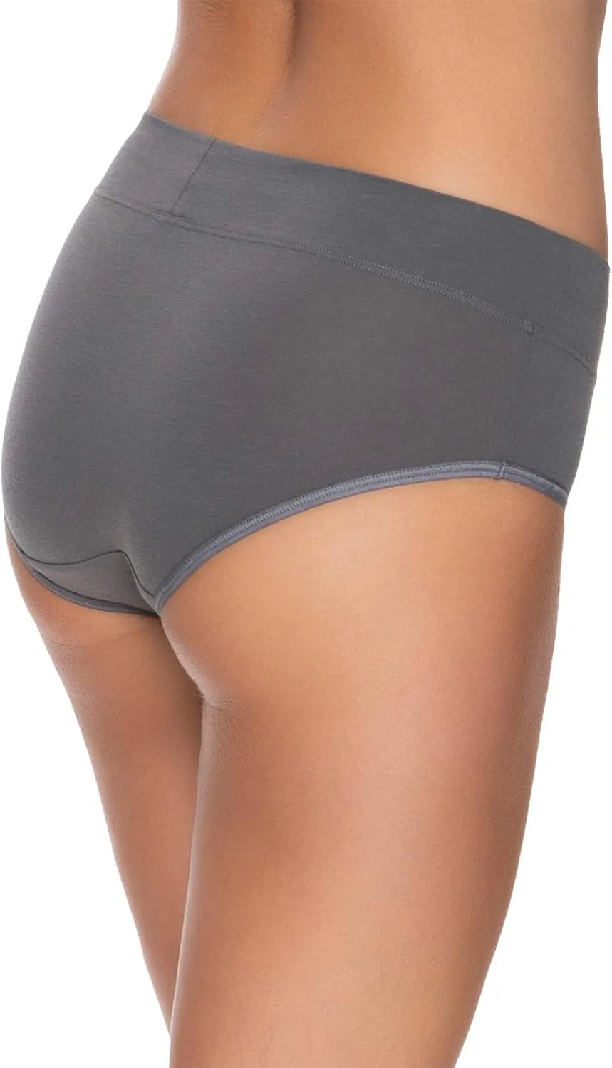 Felina Pima Cotton Hipster - Seamless Cotton Underwear for Women - Soft and Breathable Womens Underwear