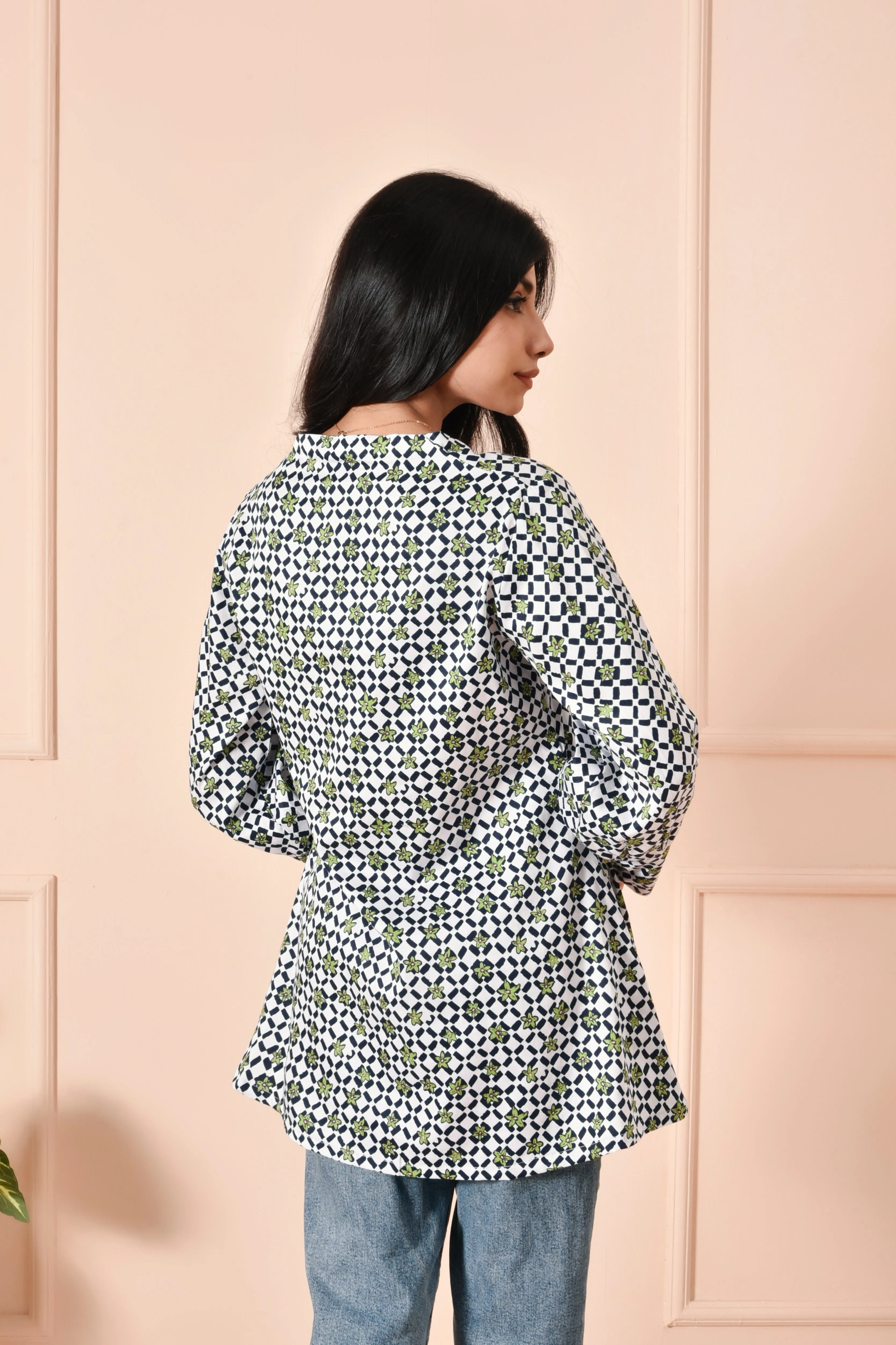 Floral Satin Delight Top