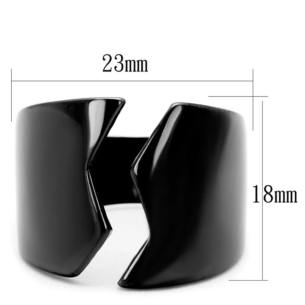 Gun Stainless Steel Ring TK2268 for Women Style Light
