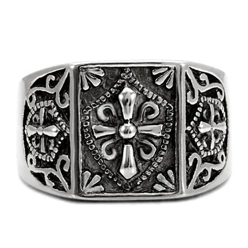 High polished (no plating) Stainless Steel Ring with No Stone for Women Style TK127