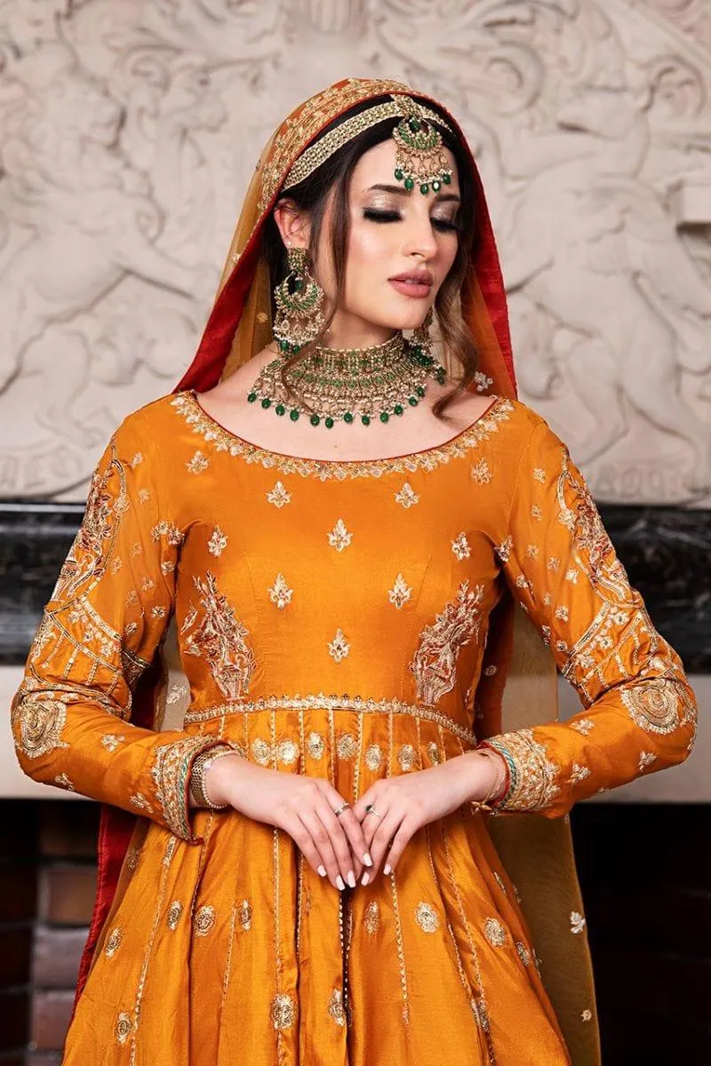Kaanchi London - Nazneen - Yellow - Indian Raw Silk - 3 Piece