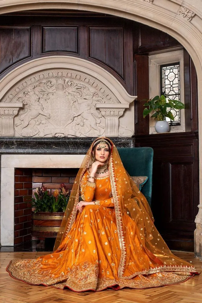 Kaanchi London - Nazneen - Yellow - Indian Raw Silk - 3 Piece