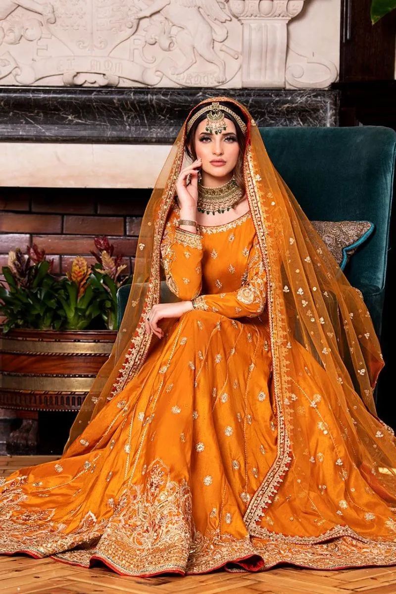 Kaanchi London - Nazneen - Yellow - Indian Raw Silk - 3 Piece