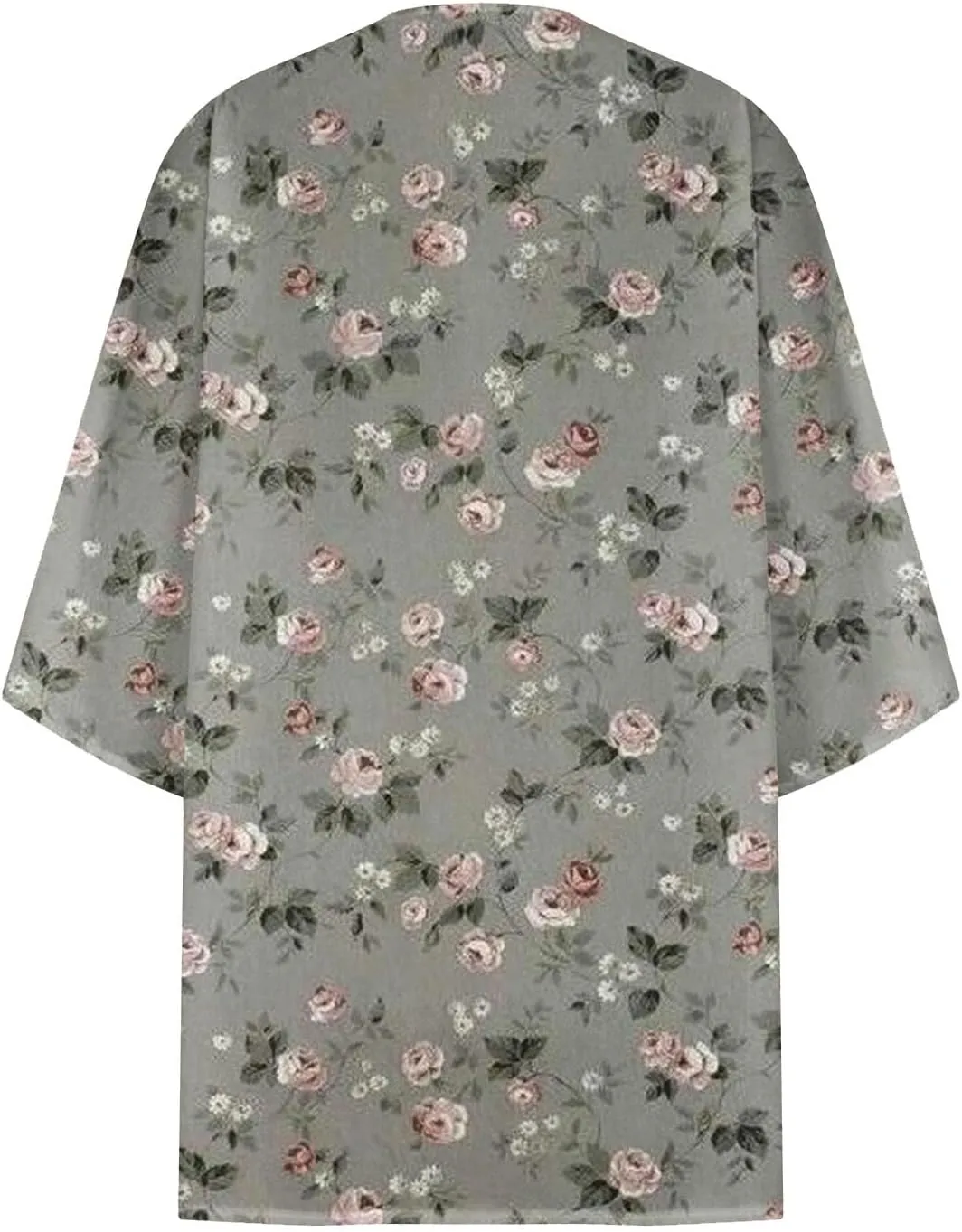 Kimonos for Women Lightweight Casual Dressy Boho Tops Summer Floral Hawaiian Shirts Beach Cover Ups Resort Wear
