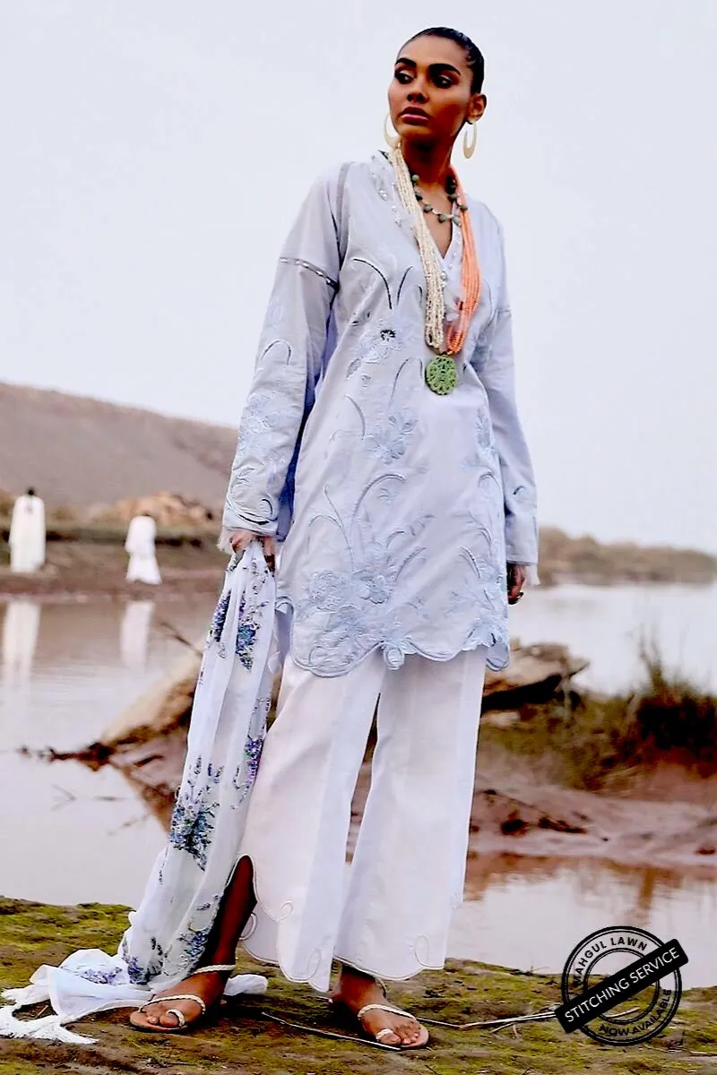 Mahgul Luxury Lawn Collection – ML-12 French