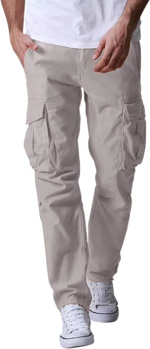 Match Men's Casual Wild Cargo Pants Outdoors Work Wear #6531