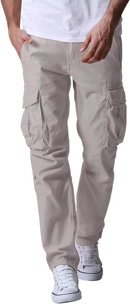 Match Men's Casual Wild Cargo Pants Outdoors Work Wear #6531