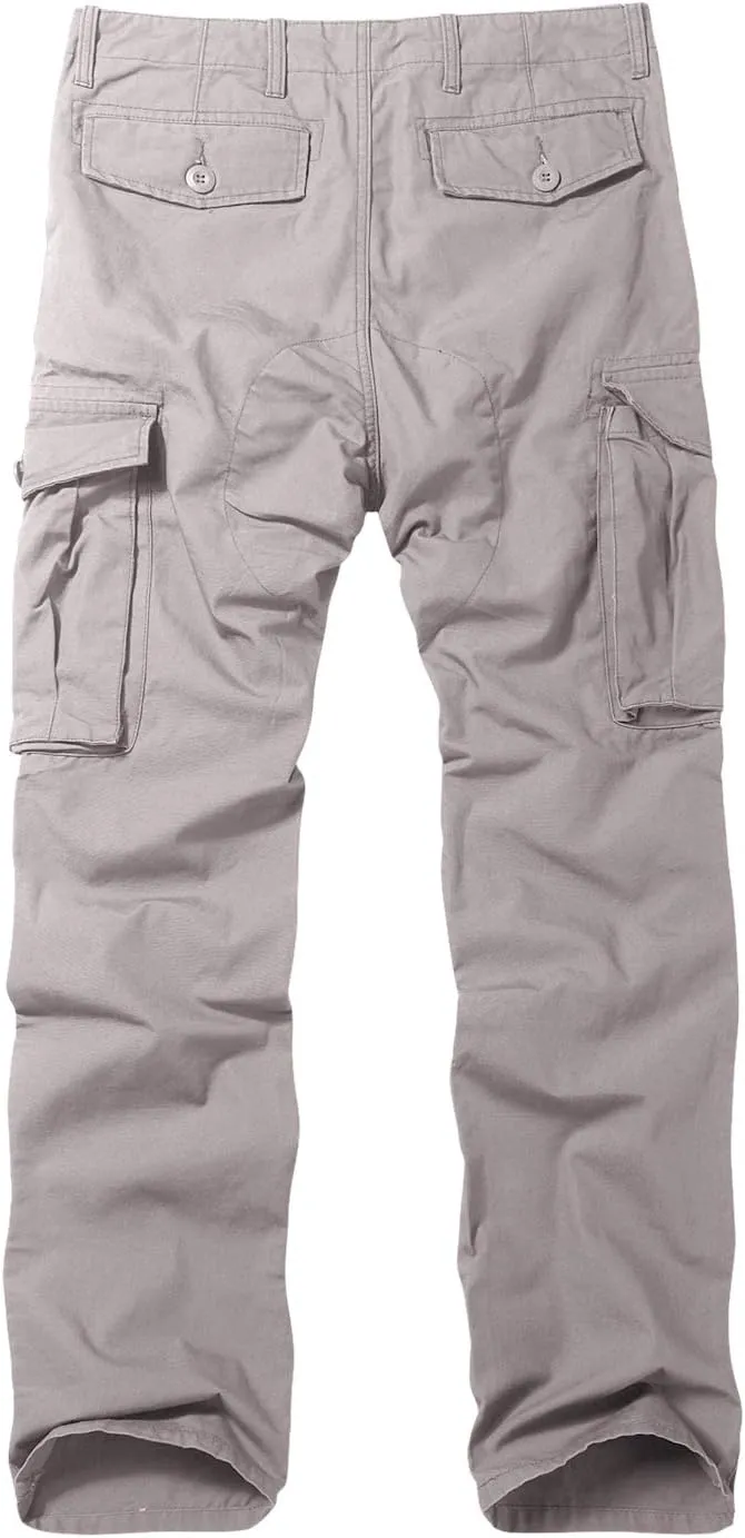 Match Men's Casual Wild Cargo Pants Outdoors Work Wear #6531