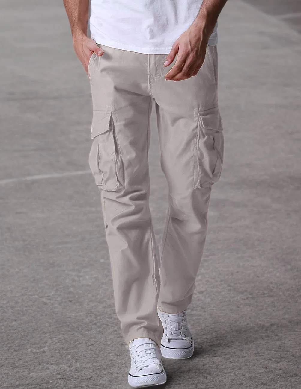 Match Men's Casual Wild Cargo Pants Outdoors Work Wear #6531