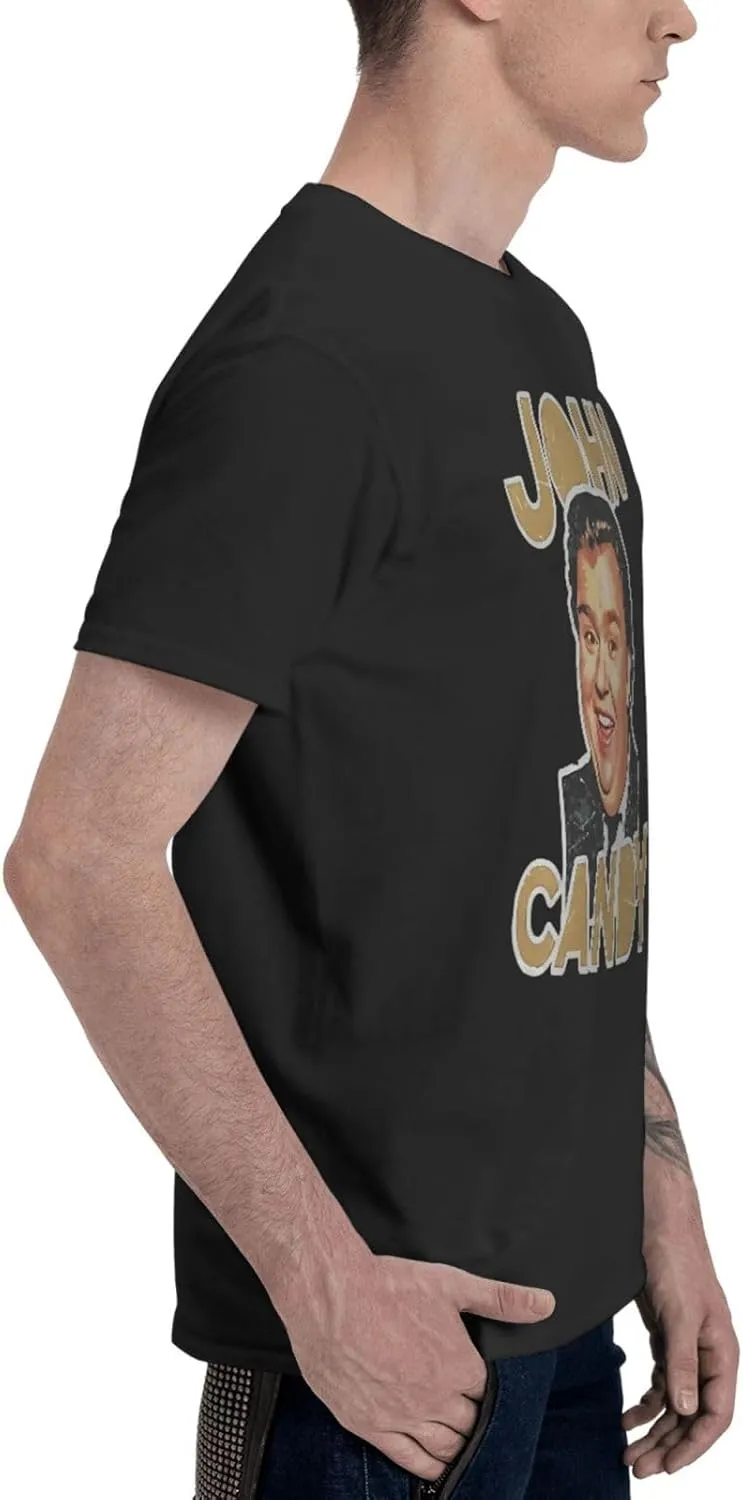 Men Cotton Short-Sleeved T-Shirt Funny Crewneck Top Tee