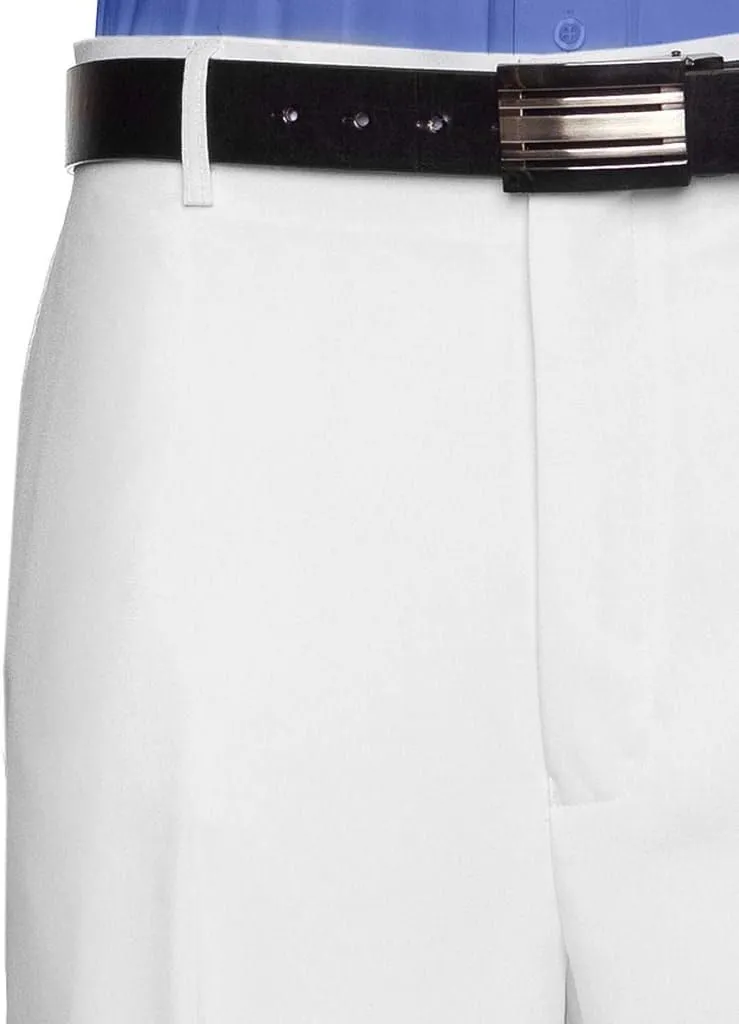 Mens Dress Pants Flat Front - Machine Washable Casual Pants Comfortable for Everyday Wear - Versatile Suit Pant for Work