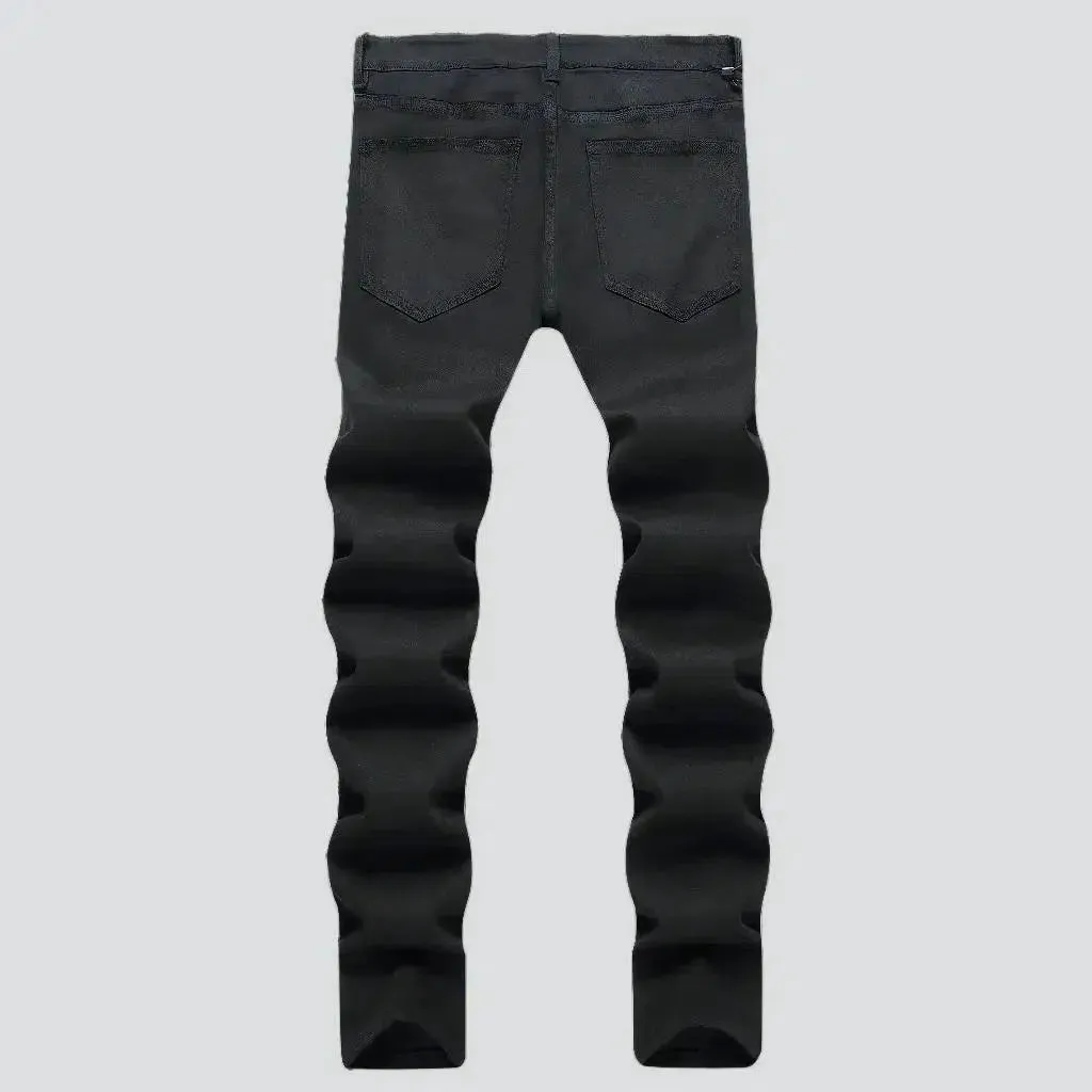 Monochrome skinny jeans
 for men