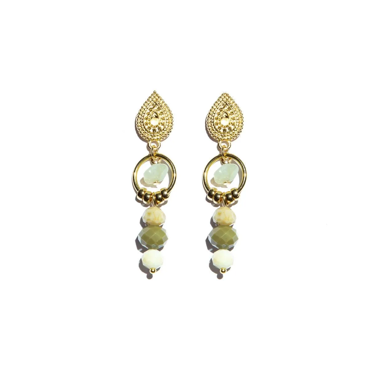 Mãos da Terra Pebble Drop Earrings