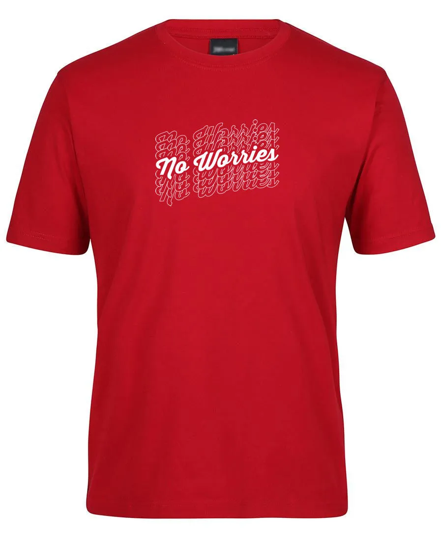 No Worries Adults T-Shirt (Various Colours)