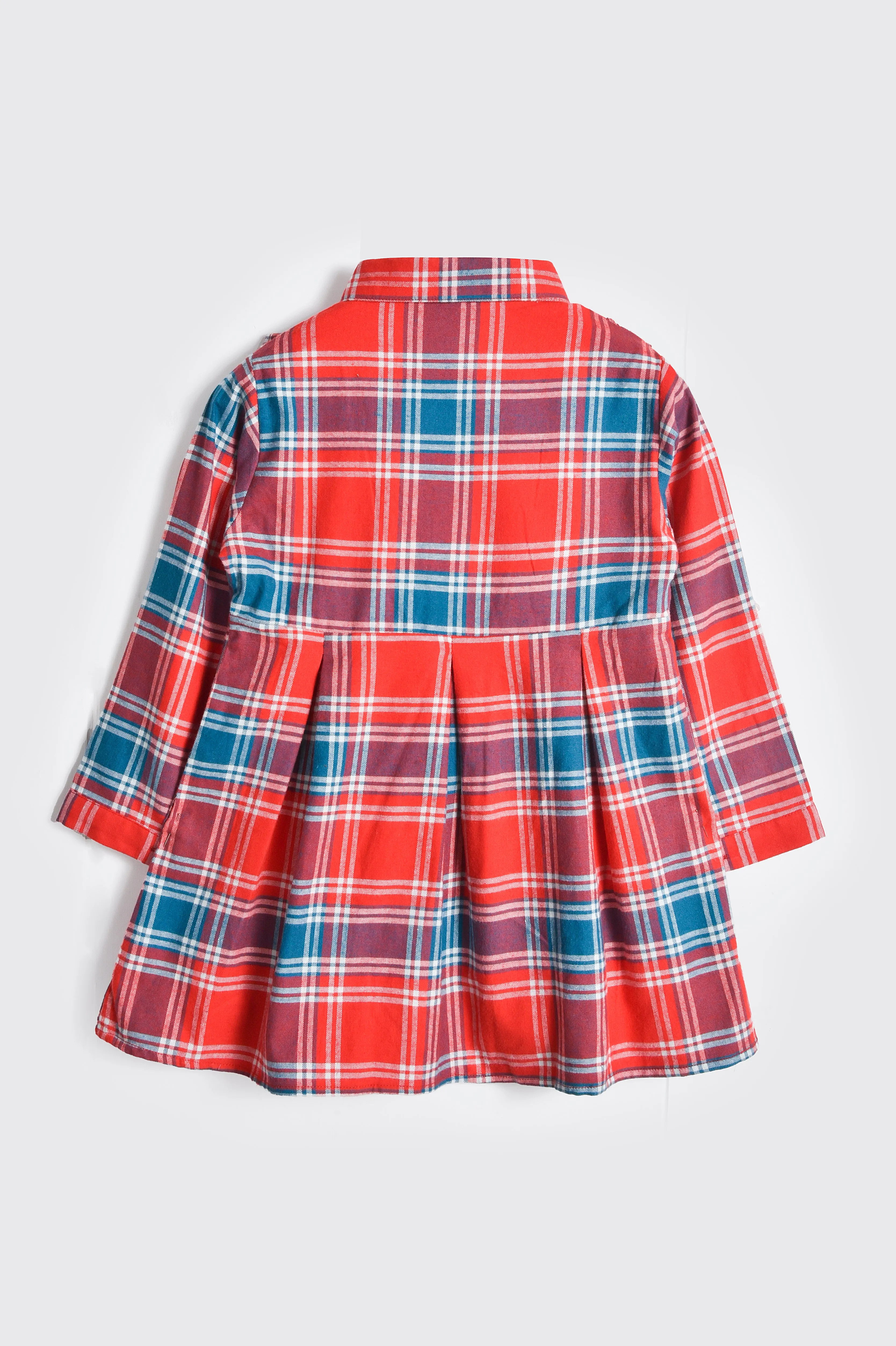 Plaid Princess Flannel Top