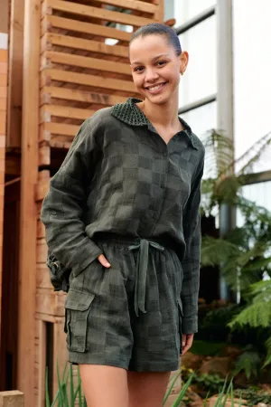 Sasha Top in Olive