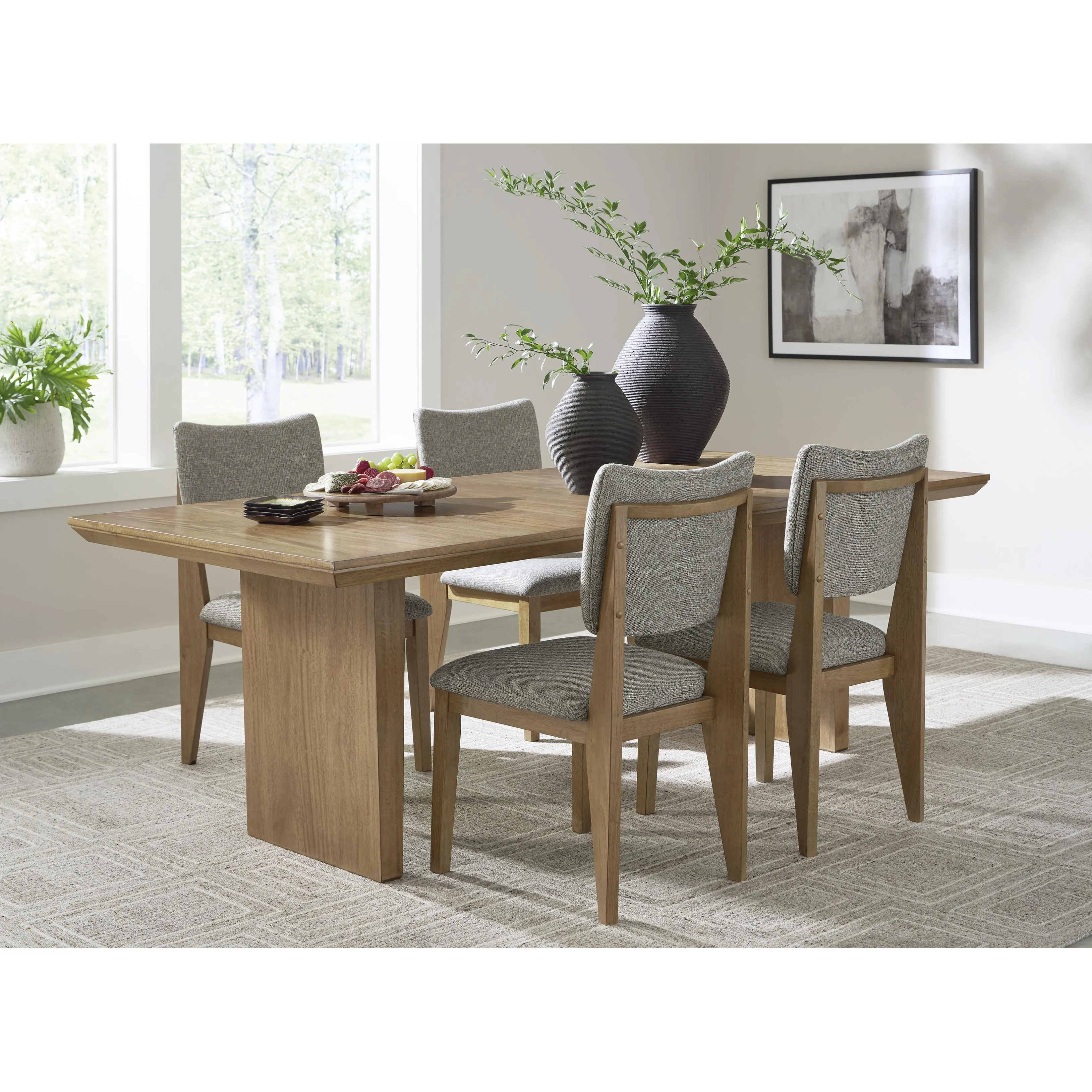 Signature Design by Ashley Sherbana Dining Table with Pedestal Base D833-35