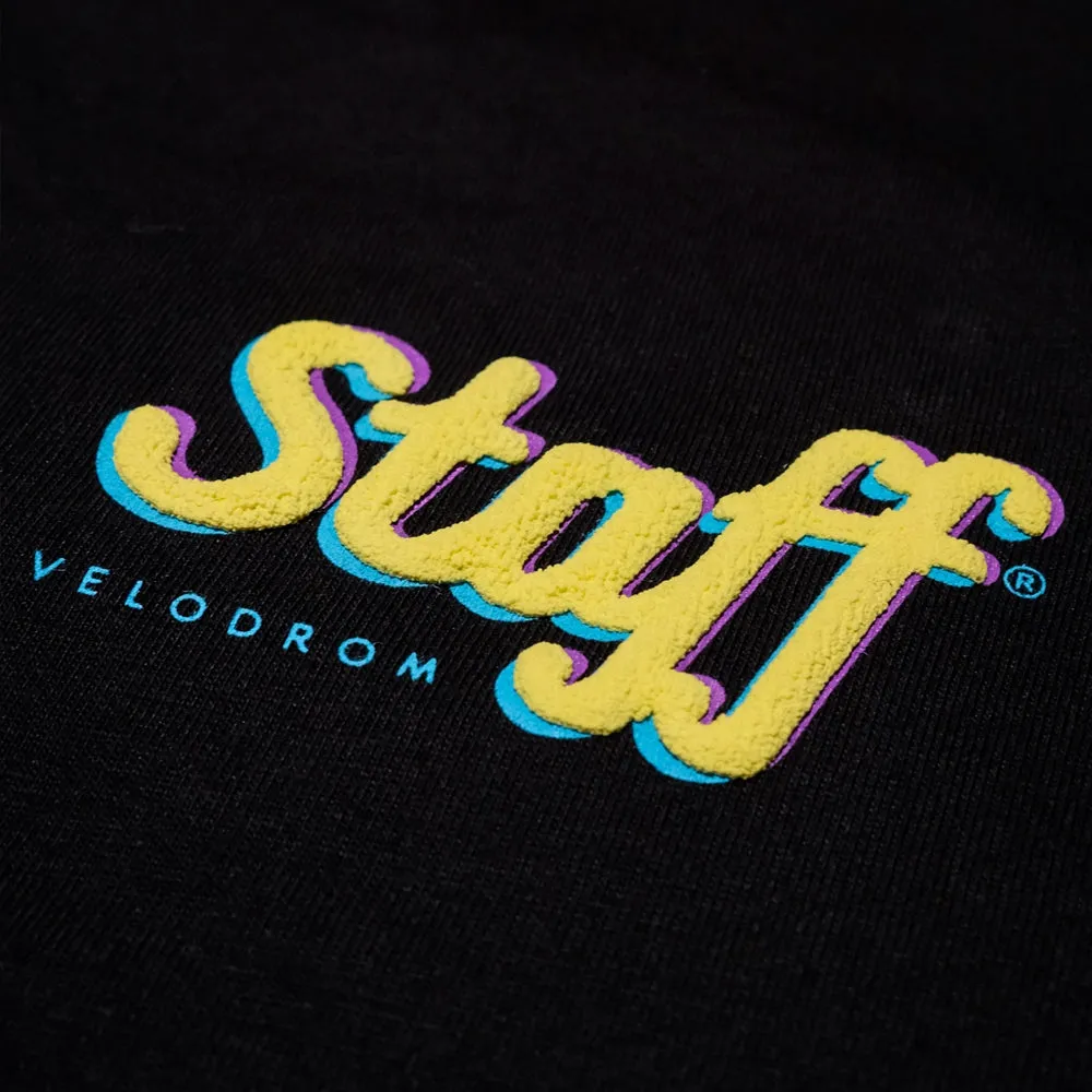 VELODROM Staff Tshirt - Black/Pale Yellow
